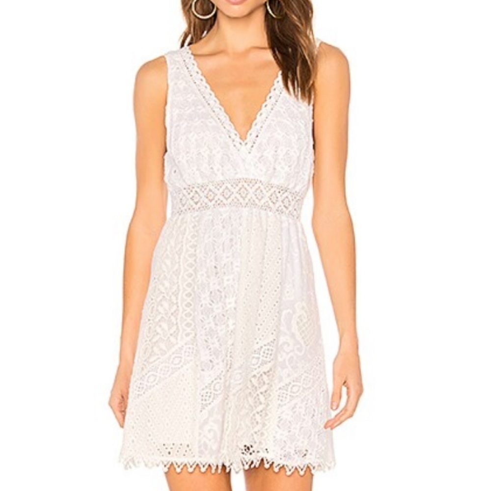 Bailey 44 white lace dress crochet size small revolve
